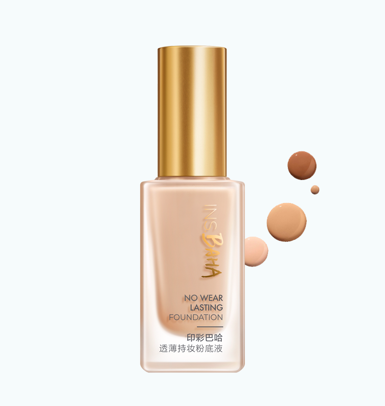 百乐博印彩巴哈透薄持妆粉底液-柔雾型/柔润型